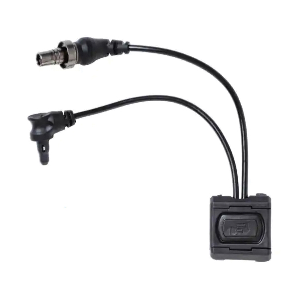Unity Tactical ModButton Lite Dual Lead/Sync Remote Switch Polymer 1.30" - Compact - MBL2-BLK-SF-CL-4.5 - Unity Tactical