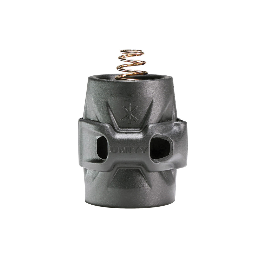 Unity Tactical Gascap USB-C Tailcap - Durable Polymer Tactical Gas Cap with USB-C Charging Port - GC-SF-BC-BLK - Unity Tactical