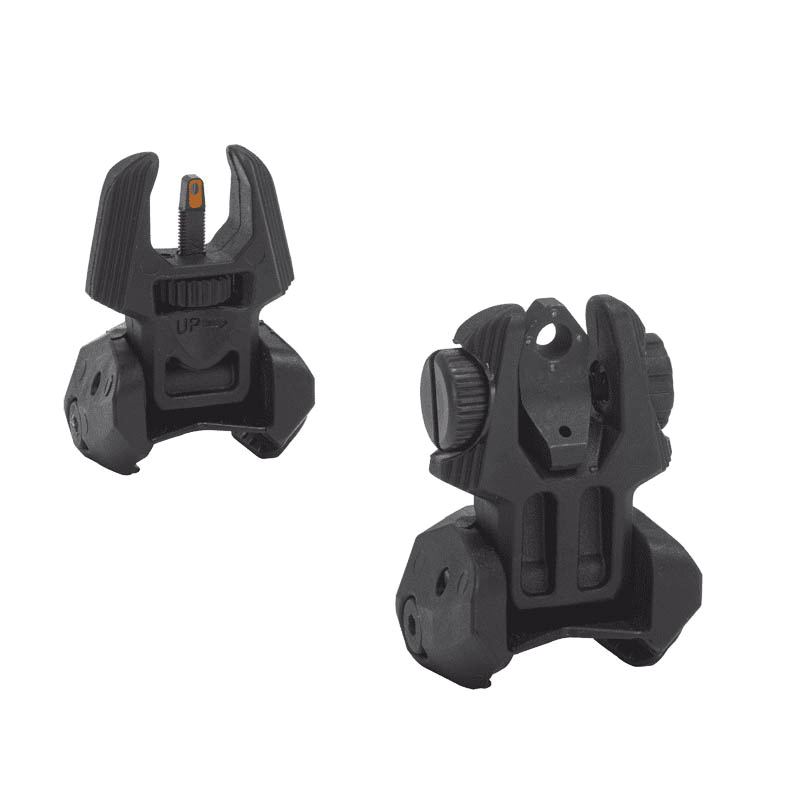 Meprolight FRBS Backup Sight Set - Front/Rear Flip-Up with Orange/Green Illumination - 403240 - Meprolight