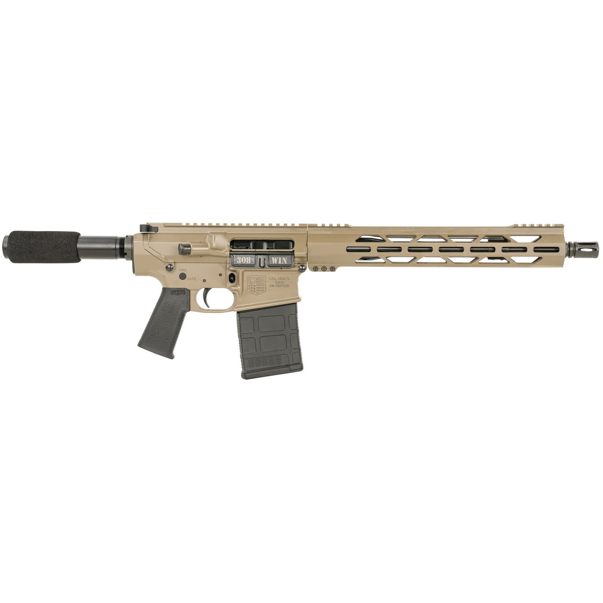 Diamondback Firearms DB10 .308 Win 13.50"AR Pistol, Flat Dark Earth - DB1222C061 - Diamondback