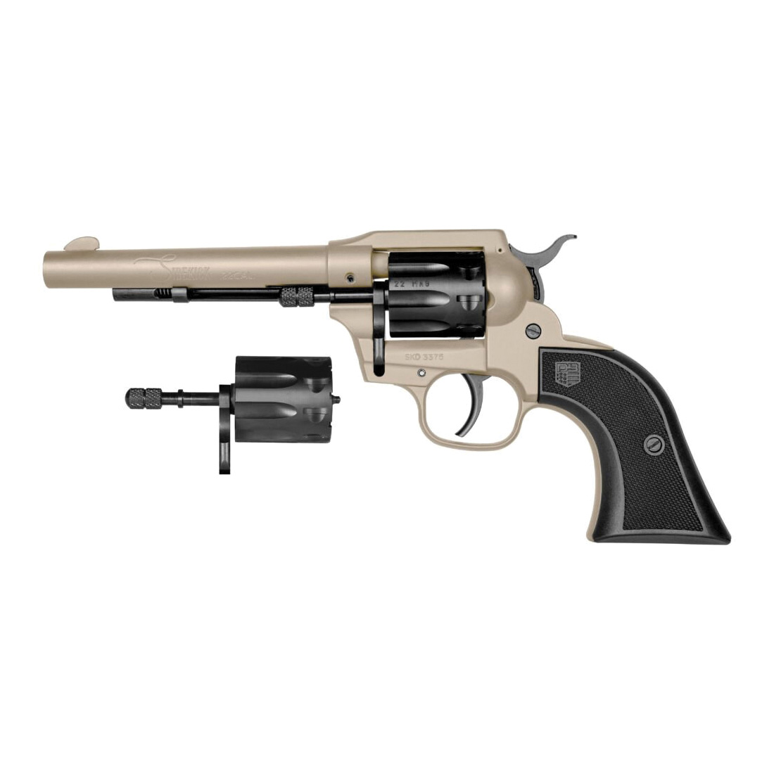Diamondback Sidekick .22LR/.22 Magnum 5.50" Revolver 9rds, Desert Sage - DB053CA261 - Diamondback