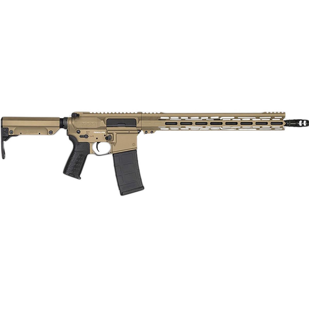 CMMG Resolute MK4 5.56x45mm 16.10" AR Rifle, Coyote Tan - High-Performance AR Rifle, with Precision Engineering and Stylish - 55AC780CT - Cmmg