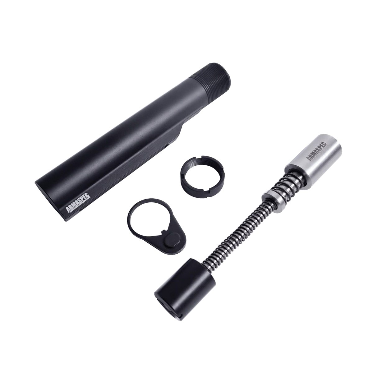 Armaspec SRS Gen 4 Buffer-H2 Kit, Black - Advanced Recoil Management with Heavy-Duty Buffer - ARM263-H2 - Armaspec