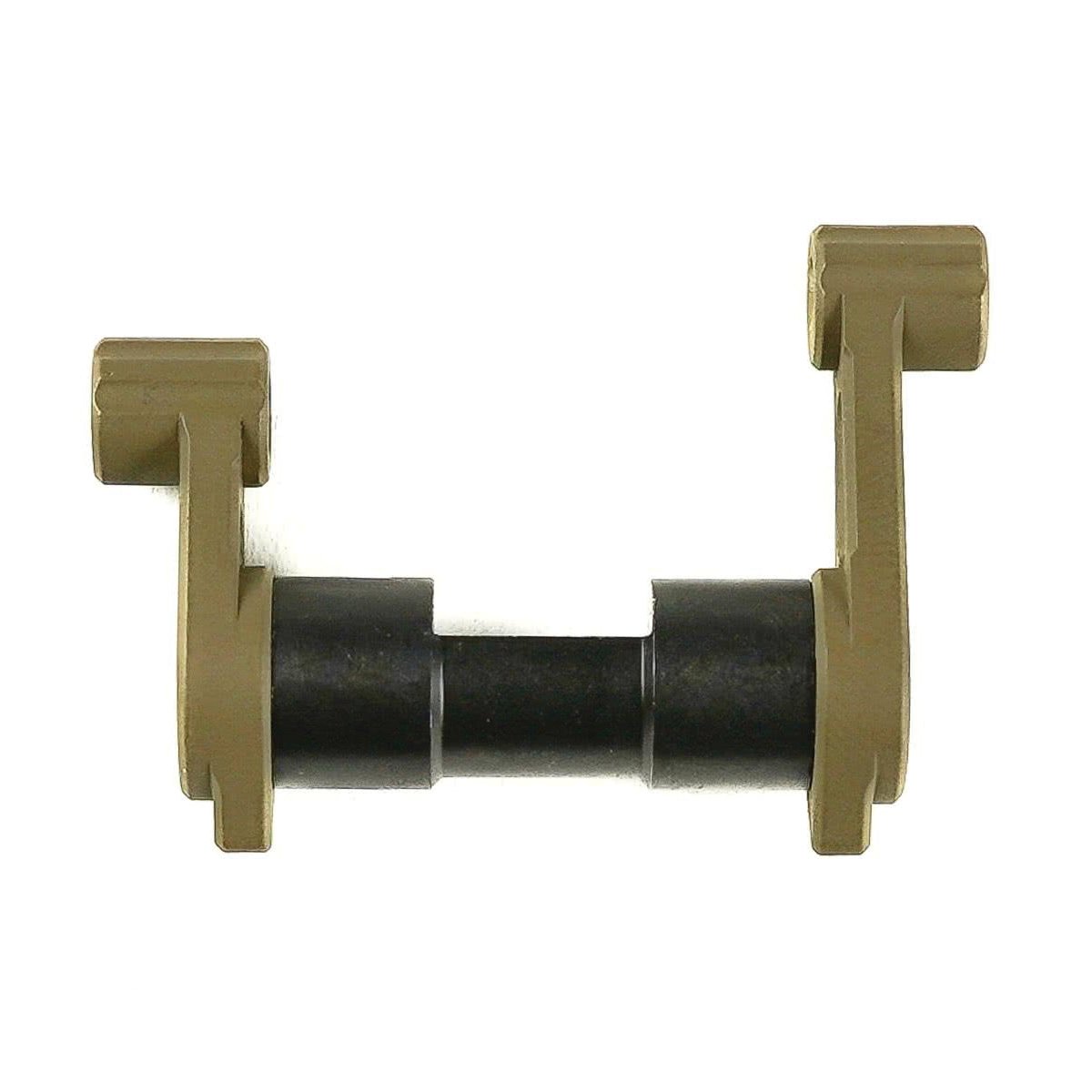 Armaspec Fulcrum 90-deg Full Throw Ambidextrous Safety Selector - Robust Safety Selector for Tactical Use - ARM211-FDE - Armaspec