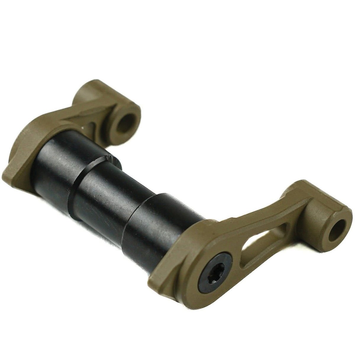 Armaspec Fulcrum 45-deg Short Throw Ambidextrous Safety Selector - Tactical Safety Selector for Rapid Engagement - ARM212-FDE - Armaspec