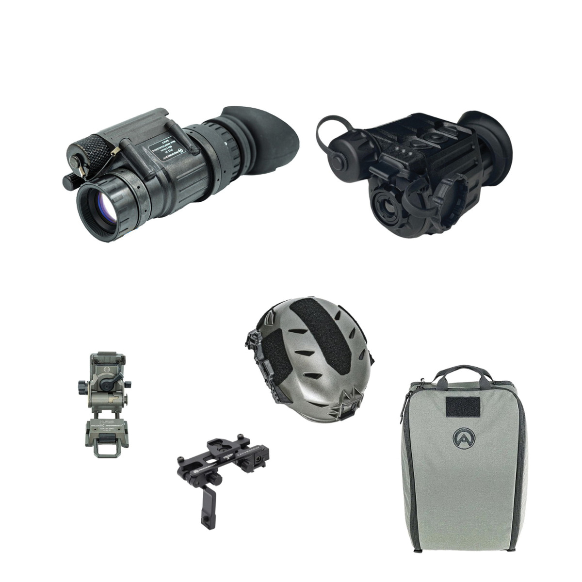 Armasight PVS14 Night Vision Monocular and Sidekick Kit 1x27mm - Premium Night Vision Monocular with Tactical Sidekick Accessory - KPVS14GXSIDE32 - Armasight