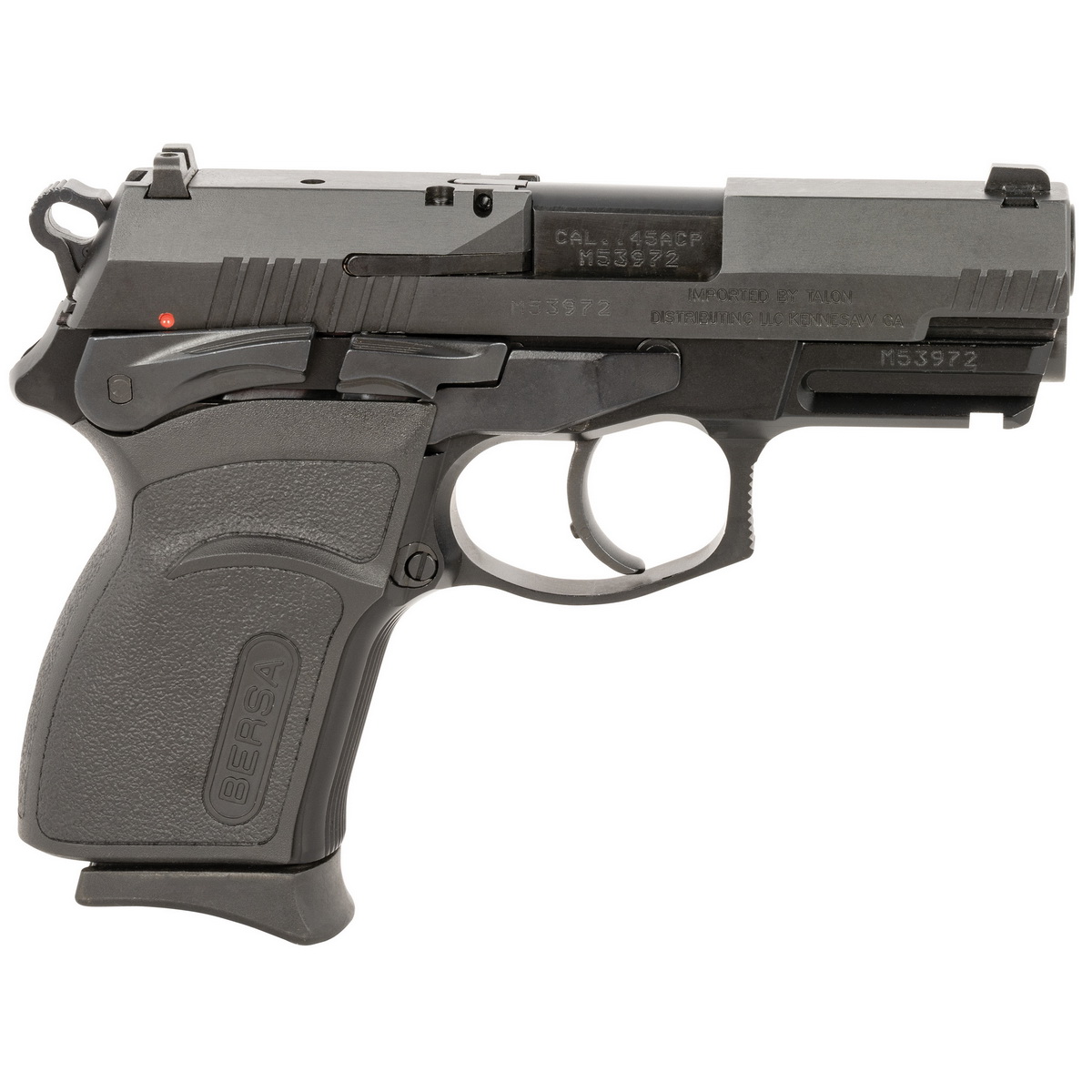 Bersa TPRC .45 ACP 3.50" 7rds Pistol, Black - TPR45CM - Bersa