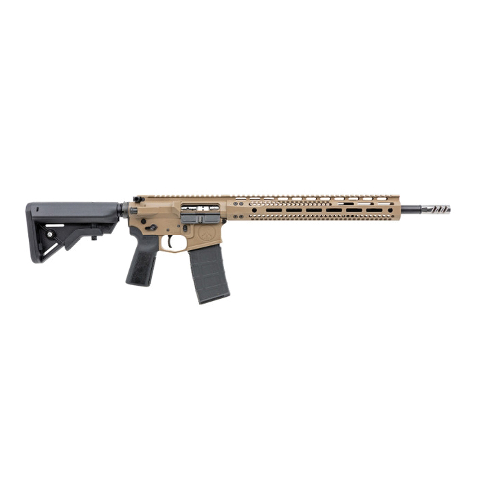 Watchtower Type 15 5.56x45mm 16" AR Rifle, Flat Dark Earth - Superior Accuracy and Durability for Any Field Environment - T15-556-16-FDE - Watchtower