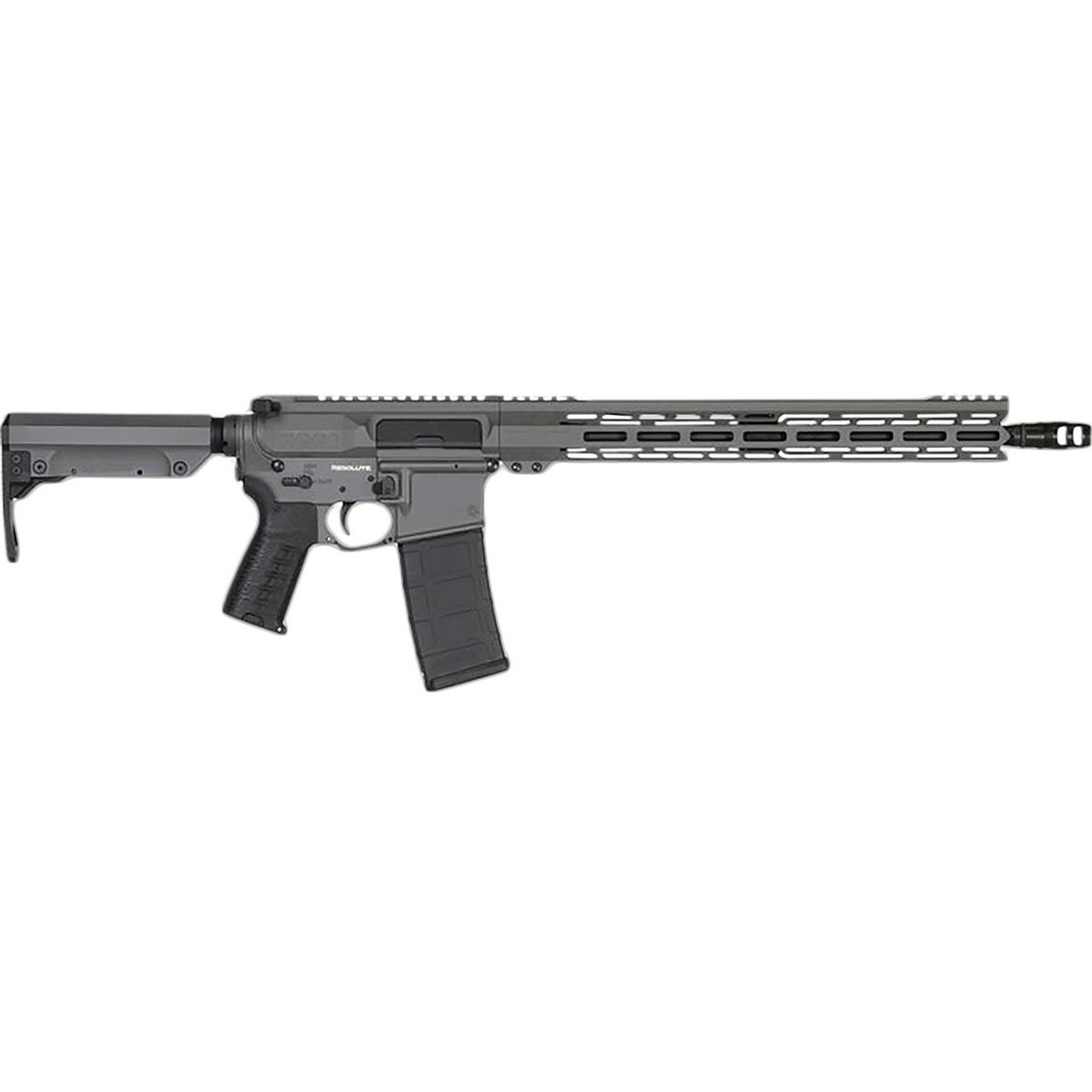 CMMG Resolute MK4 5.56x45mm 16.10" AR Rifle, Tungsten Gray - High-Performance AR Rifle, with Precision Engineering - 55AC780TNG - Cmmg