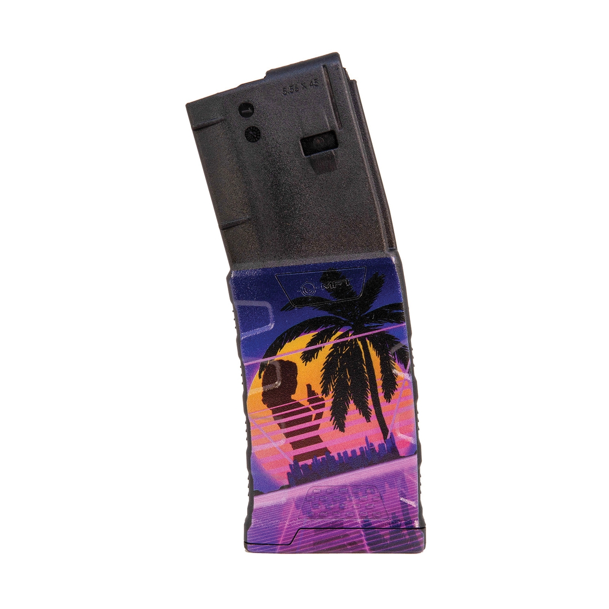 Mission First Tactical Extreme Duty 30rds .223 Remington/5.56x45mm Palm Sunset Graphic Magazine - Reliable - EXDPM556D-PLM - Mission First Tactical