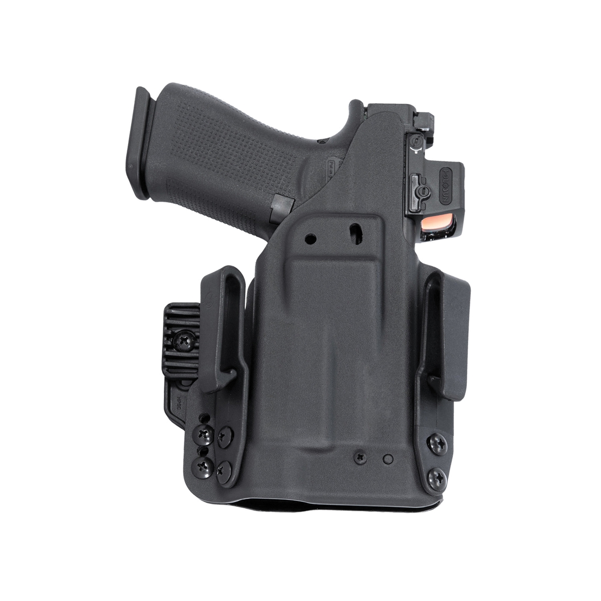 Mission First Tactical Pro Glock G43/G43X IWB Holster Ambidextrous Kydex, Black - H5-GL-3-WL-7