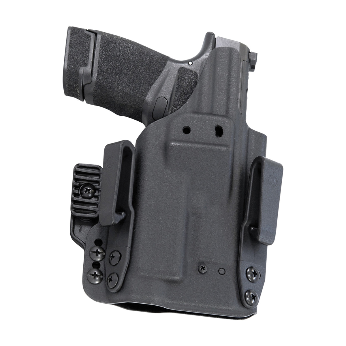 Mission First Tactical Pro Springfield Hellcat IWB Holster Ambidextrous Kydex, Black - H5-SFD-1-WL-6