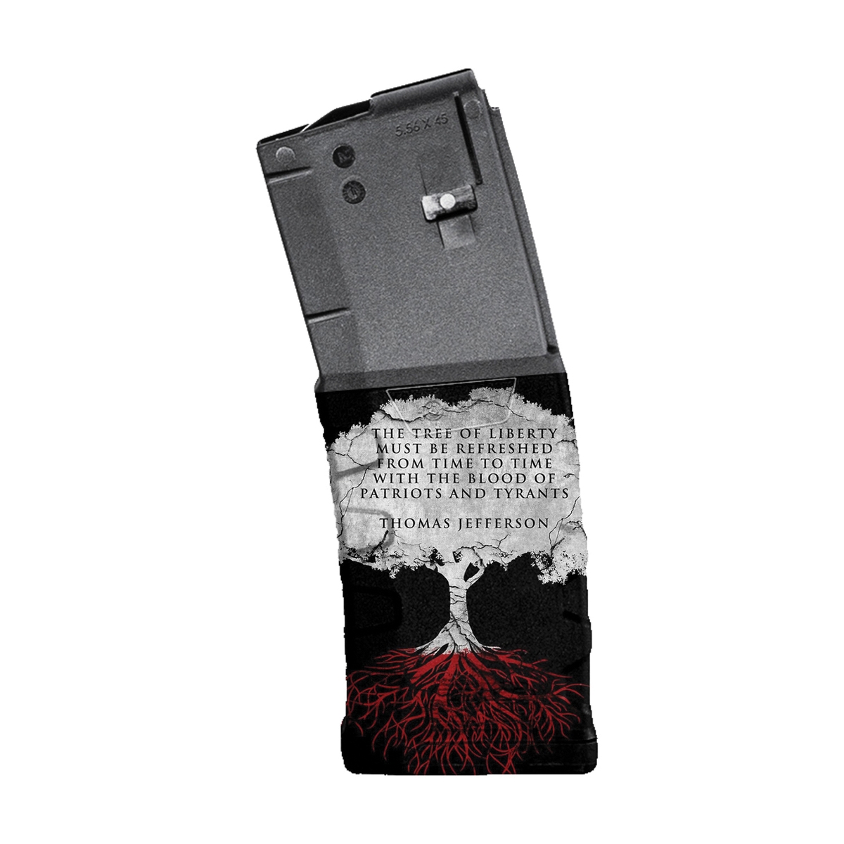 Mission First Tactical Extreme Duty 30rds .223 Remington/5.56x45mm Tree of Liberty Graphic Magazine - Tactical - EXDPM556D-TOL - Mission First Tactical