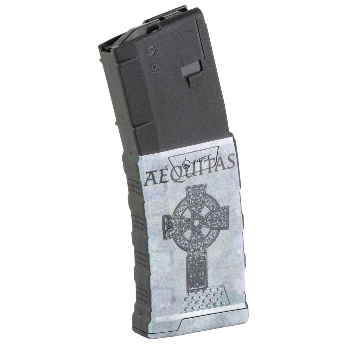 Mission First Tactical Extreme Duty 30rds .223 Remington/5.56x45mm Veritas Aequitas Graphic Magazine - Premium - EXPM556-D-BOON - Mission First Tactical