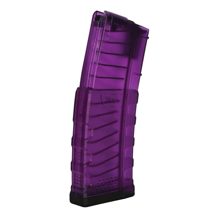 Mission First Tactical Extreme Duty 30rds .223 Remington/5.56x45mm Magazine - Translucent Purple High-Capacity Tactical - EXDPM556-T-P - Mission First Tactical
