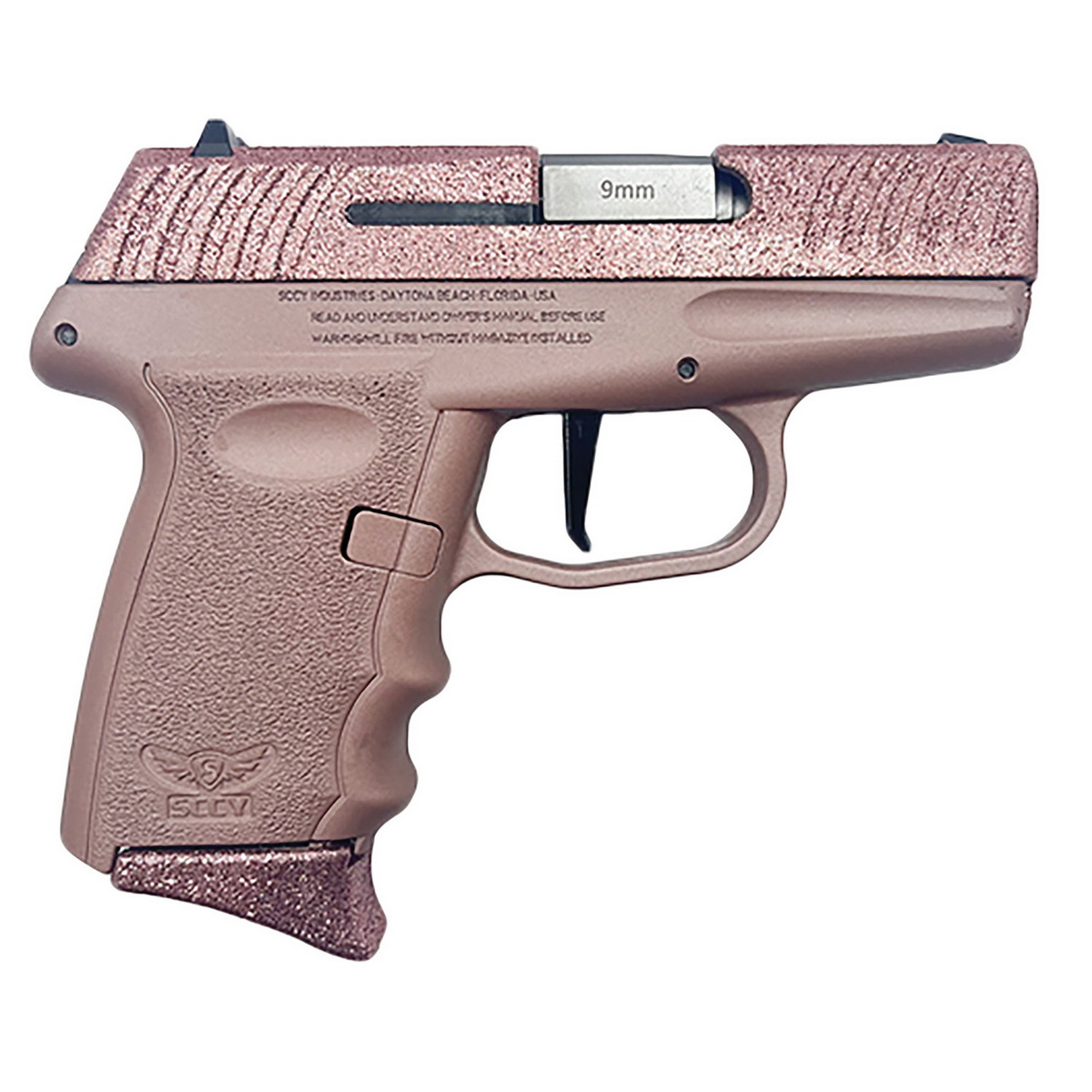 SCCY DVG-1 9mm 3.10" Compact Pistol 10rds, Rose Gold - Stylish and Sleek - DVG1RGRG - Sccy