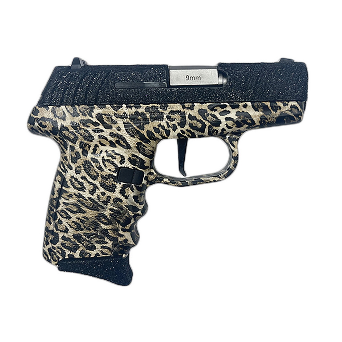 SCCY DVG-1 9mm 3.10" Compact Pistol 10rds, Black Leopard - Sleek and Powerful - DVG1PBLP - Sccy