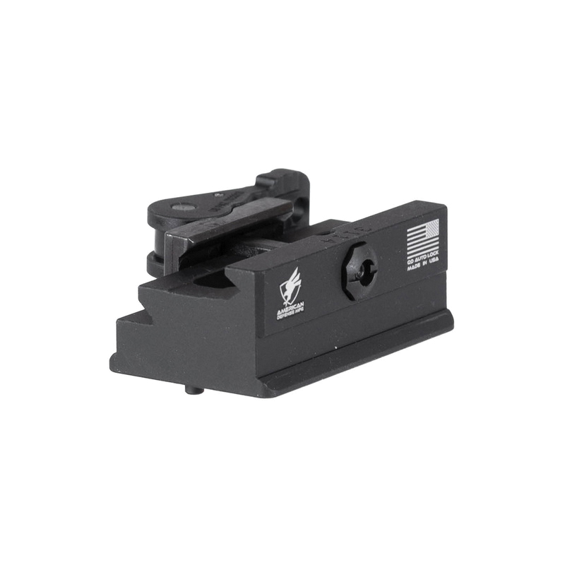 American Defense Mfg AD-ARCA-TP ARCA to Picatinny Tripod Adapter, Black - Reliable and Versatile Adapter - AD-ARCA-TP-TAC - American Defense Mfg