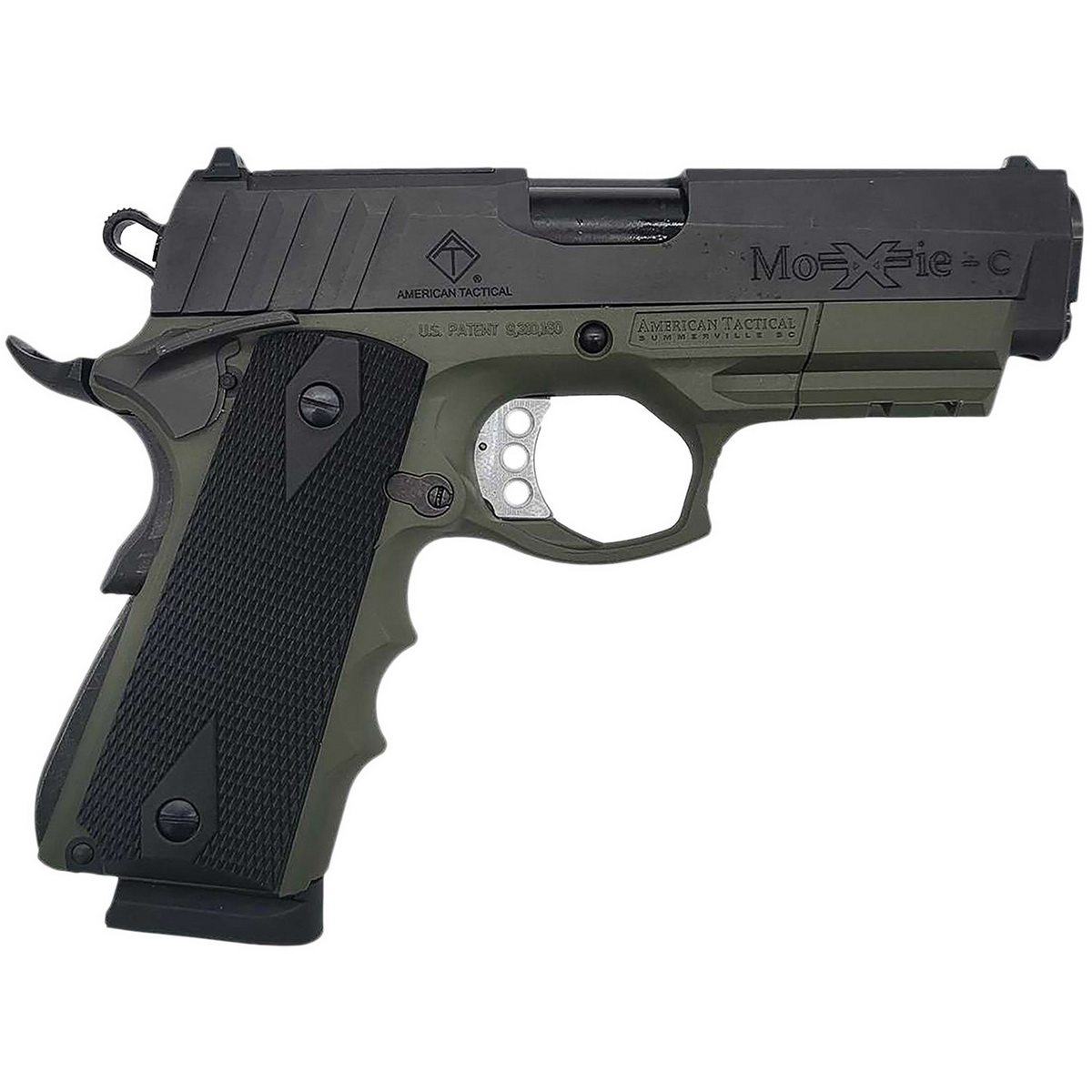 American Tactical FXH-45 Moxie .45 ACP 4.25" Pistol 8rds, Battlefield Green - American Tactical