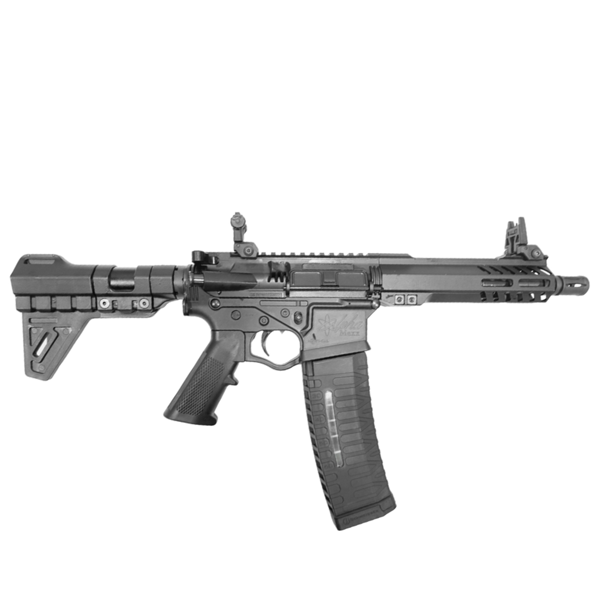 ATI Alpha Max 7.5" 5.56 NATO 60rd AR Pistol w/ Flip Up Sights
