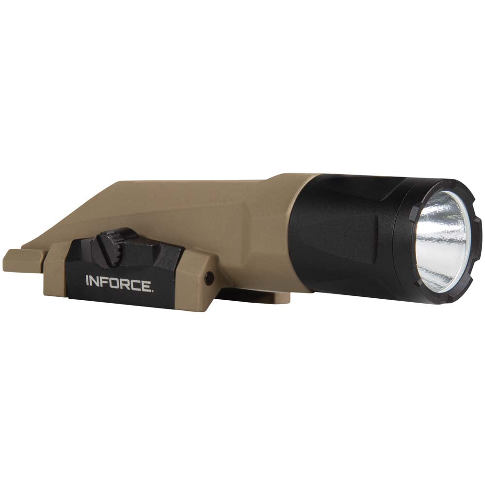 Inforce WMLx White - Gen 3 Weapon Mounted Light - 1100 lm High-Intensity Tactical Light - IF71012DE - Inforce
