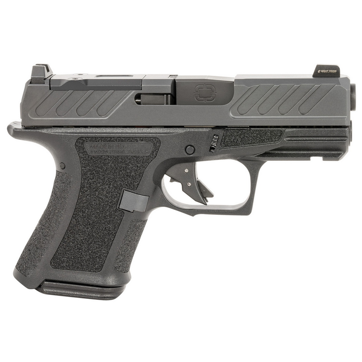 Shadow Systems CR920 Foundation 9mm 3.41" 13rds Pistol, Black - High Capacity, Compact Size for Self-Defense and Everyday Carry - SS-43061D - Shadow Systems