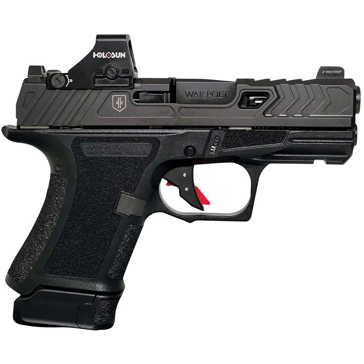 Shadow Systems CR920 War Poet 9mm 3.41" 10rds Pistol, Black - Tactical Precision - SS-4077 - Shadow Systems