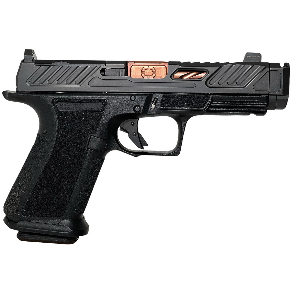 Shadow Systems MR920P Compensator 9mm 4.25" 10rds Pistol, Black - Enhanced Accuracy and Control with Integrated Compensator - SS-1239 - Shadow Systems