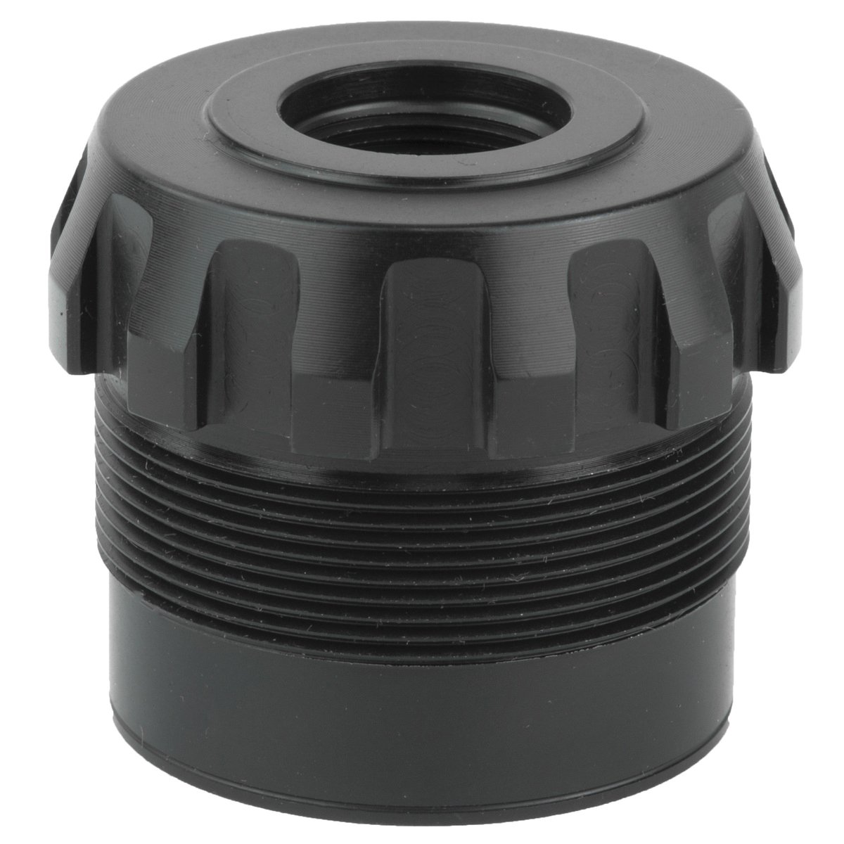 Dead Air P-Series Fixed Mount 1/2-36 Fits Ghost 45, Black - Reliable Attachment - DA411 - Dead Air