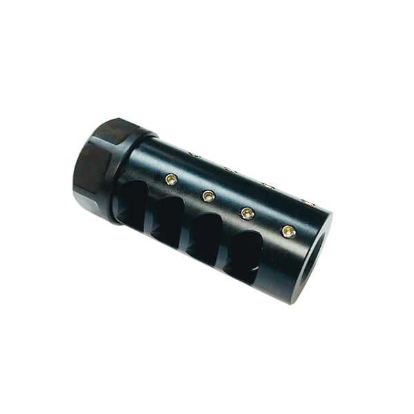 American Precision Arms Gen 3 Little Bastard Self Timing Muzzle Brake 5/8-24, Black - Precision Engineering - G3L5838N - American Precision Firearms
