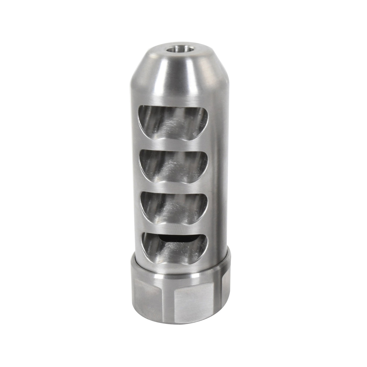 American Precision Arms Gen 2 Fat Bastard Self Timing Muzzle Brake 5/8-24, Stainless - Precision and Durable - G2F5838S - American Precision Firearms