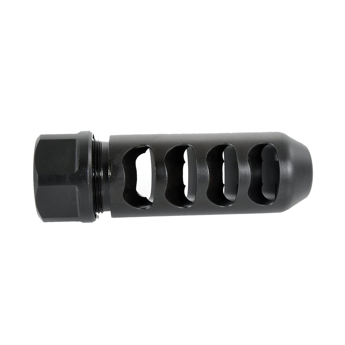 American Precision Arms Gen 2 Fat Bastard Self Timing Muzzle Brake 5/8-24, Black - Ultimate Recoil Management - G2F5838N - American Precision Firearms