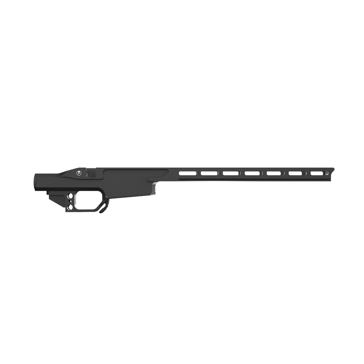 Ultradyne 7-Slot M-LOK Chassis in Black Fits Remington 700 - Versatile Chassis for Enhanced Precision and Tactical Customization - UD20002 - Ultradyne