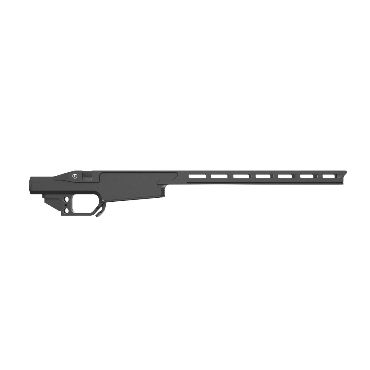 Ultradyne Black 7-Slot M-LOK Chassis for Remington 700 - High-Performance Chassis for Superior Stability and Accessory Mounting - UD20003 - Ultradyne