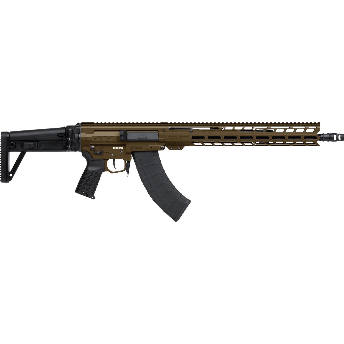 CMMG Dissent MK47 7.62x39mm 16.10" AR Rifle, Midnight Bronze - 86AD60B-MB - Cmmg