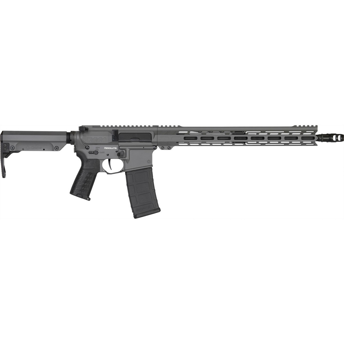 CMMG Resolute MK4 .300 AAC Blackout 16.10" AR Rifle, Tungsten Gray - 30AE70ATNG - Cmmg