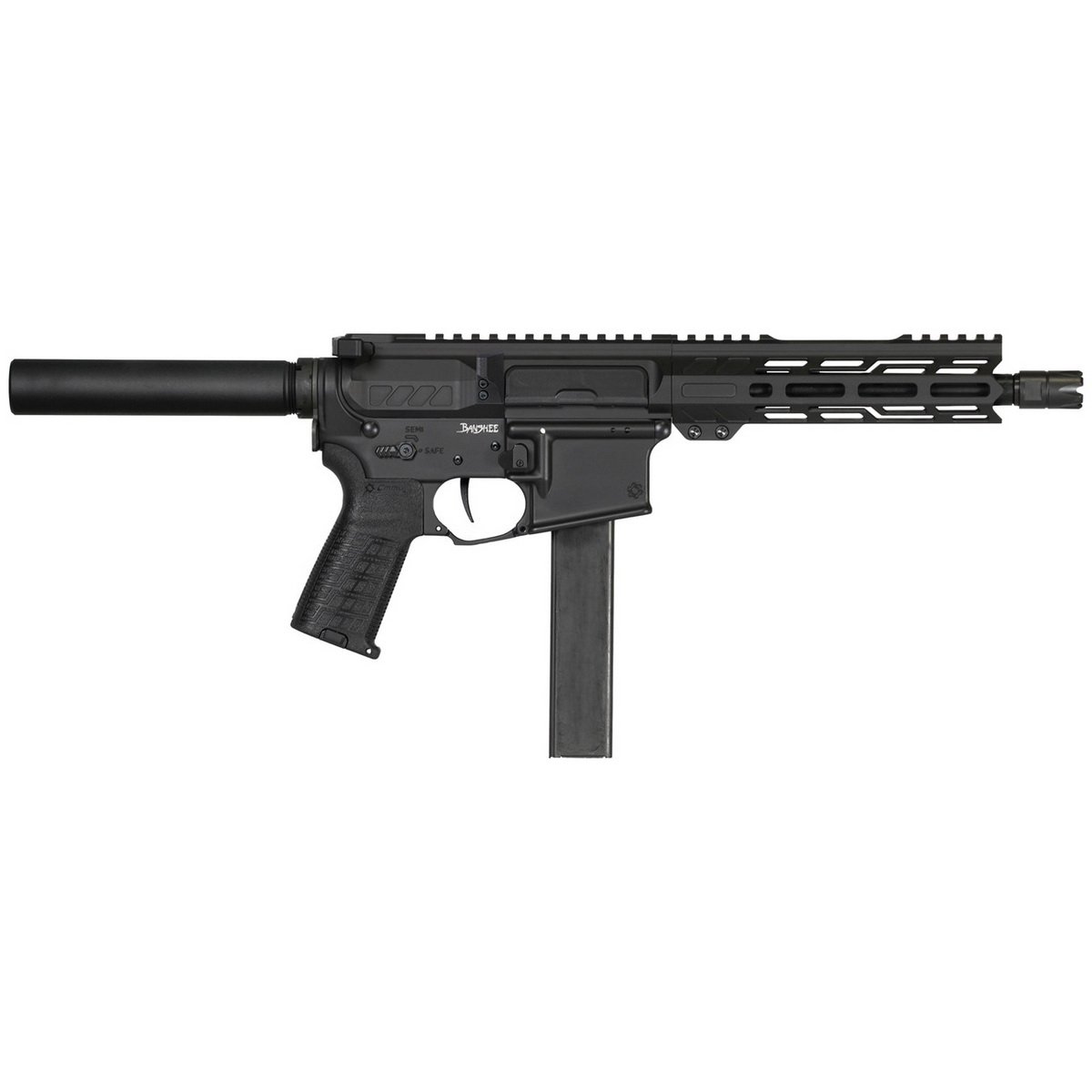 CMMG Banshee MK9 9mm 8" AR Pistol, Black - 91A520FAB - Cmmg