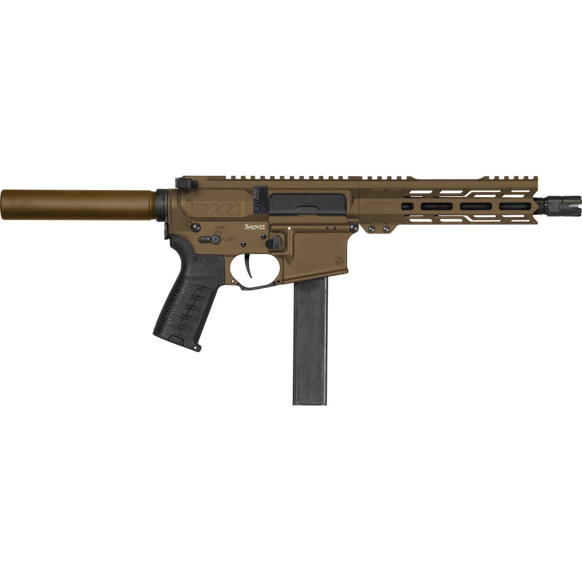 CMMG Banshee MK9 9mm 8", Midnight Bronze - 91A520FMB - Cmmg
