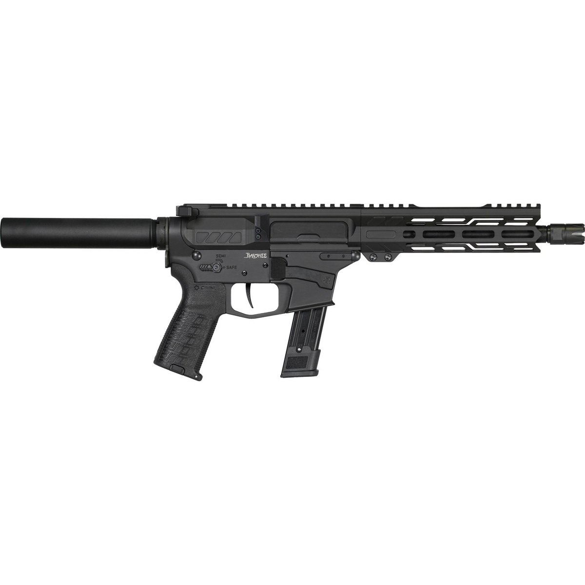 CMMG Banshee MK17 9mm 8" AR Pistol, Black - 92AFA0FAB - Cmmg