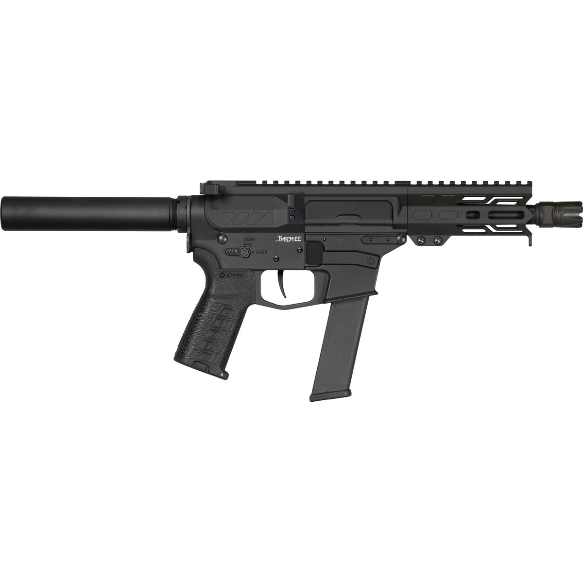 CMMG Banshee MKGs .40 S&W 5" AR Pistol, Black - 40A7D0FAB - Cmmg