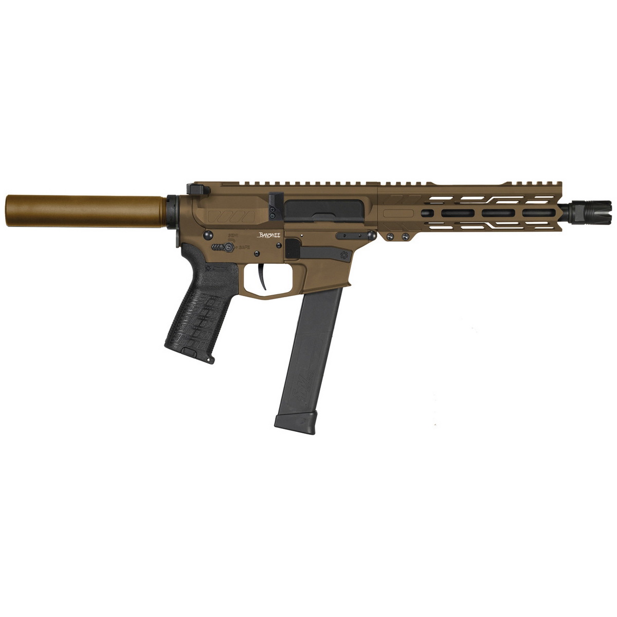 CMMG Banshee MK10 10mm 8" AR Pistol, Midnight Bronze - 10AE30FMB - Cmmg