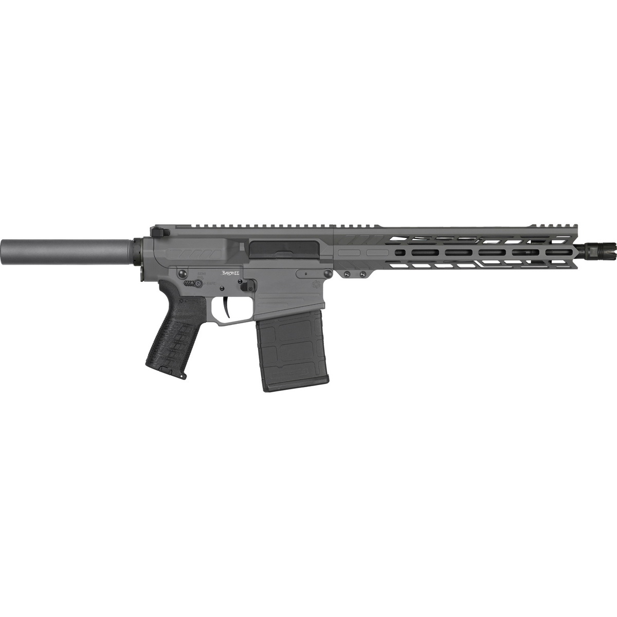 CMMG Banshee MK3 .308 Win 12.50" AR Pistol, Tungsten Gray - 38AE50BTNG - Cmmg