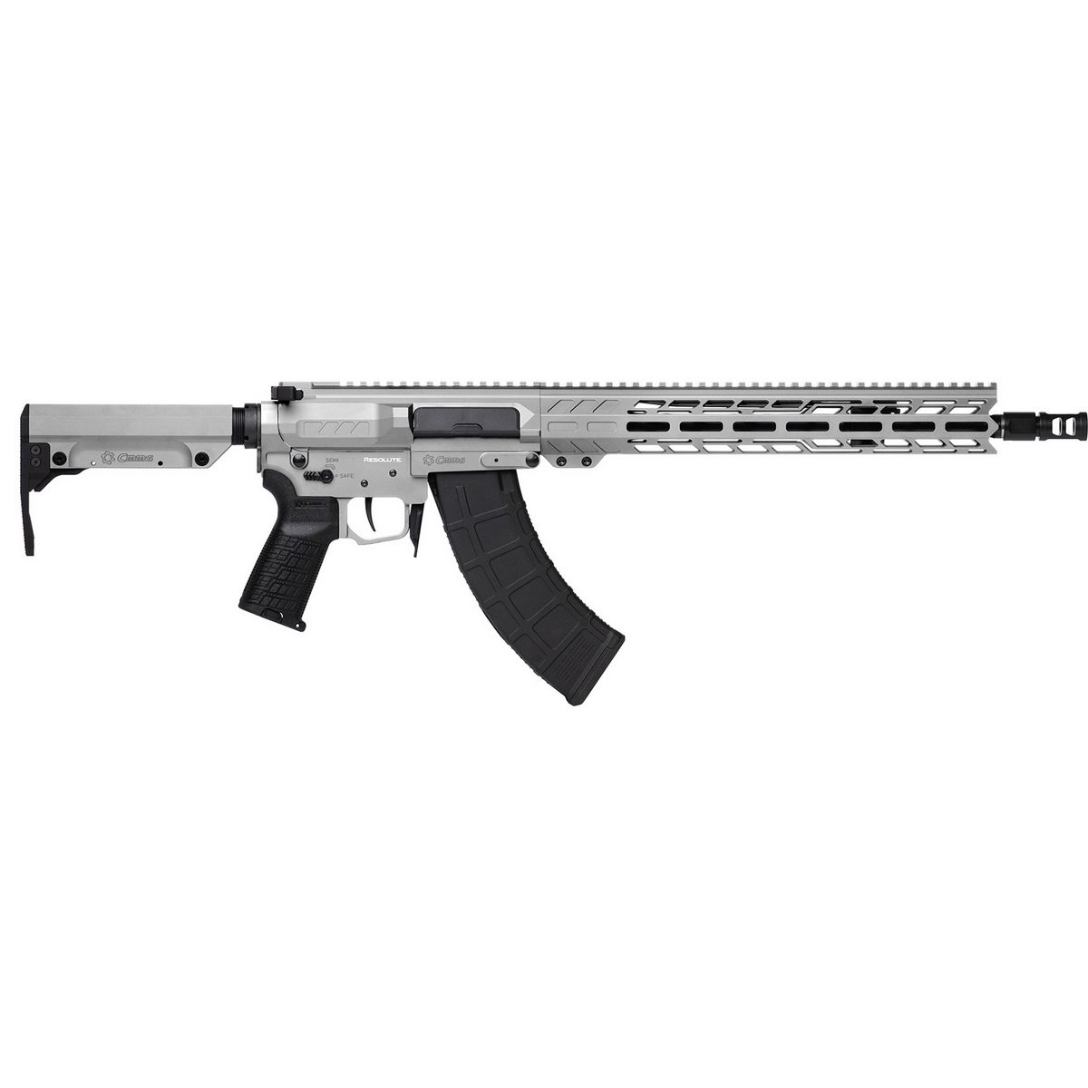 CMMG Resolute MK47 7.62x39mm 14.30" AR Rifle, Tungsten Gray - 76AED0ATNG - Cmmg