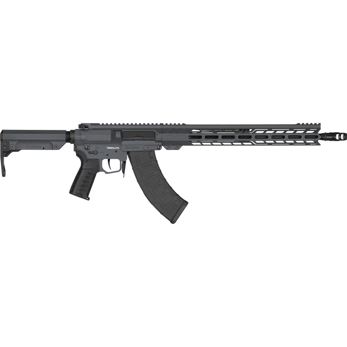 CMMG Resolute MK47 7.62x39mm 16.10" AR Rifle, Sniper Gray - 76AC20ASG - Cmmg