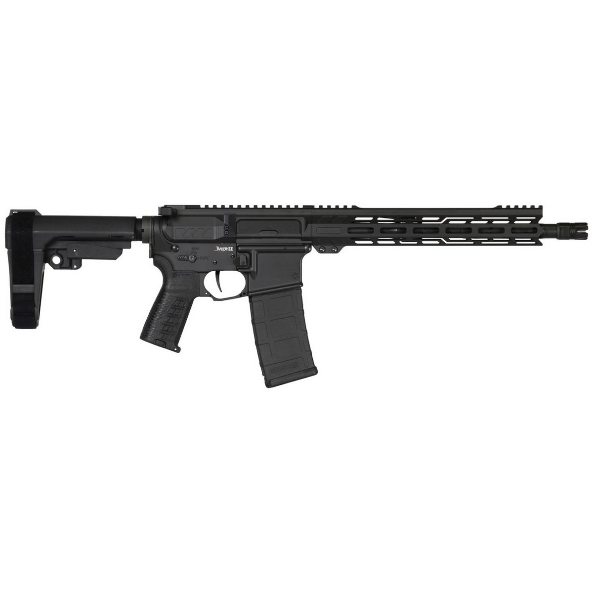 CMMG Banshee MK4 .300 AAC Blackout 12.50" AR Pistol, Black - 30AB20FAB - Cmmg