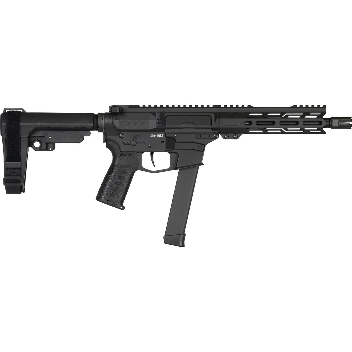 CMMG Banshee MKGs 9mm 8" AR Pistol, Black - 99A3B0FAB - Cmmg