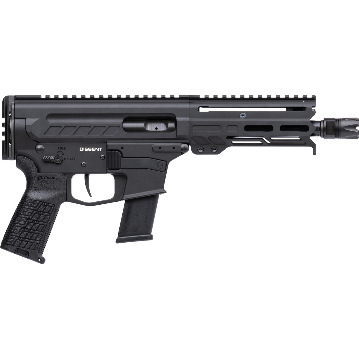 CMMG Dissent MKG .45 ACP 6.50" AR Pistol, Black - 45A4C0FAB - Cmmg