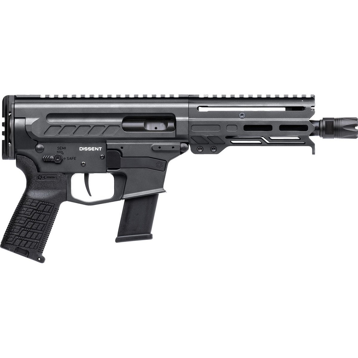 CMMG Dissent MKG .45 ACP 6.50" AR Pistol, Sniper Gray - 45A4C0FSG - Cmmg