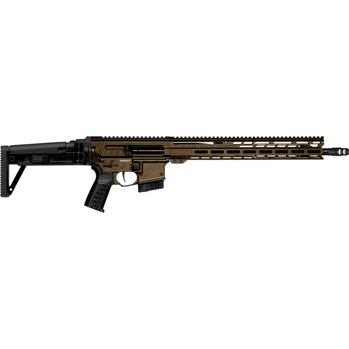 CMMG Dissent MK4 .22 ARC 16.10" AR Rifle, Midnight Bronze - 28A490FMB - Cmmg