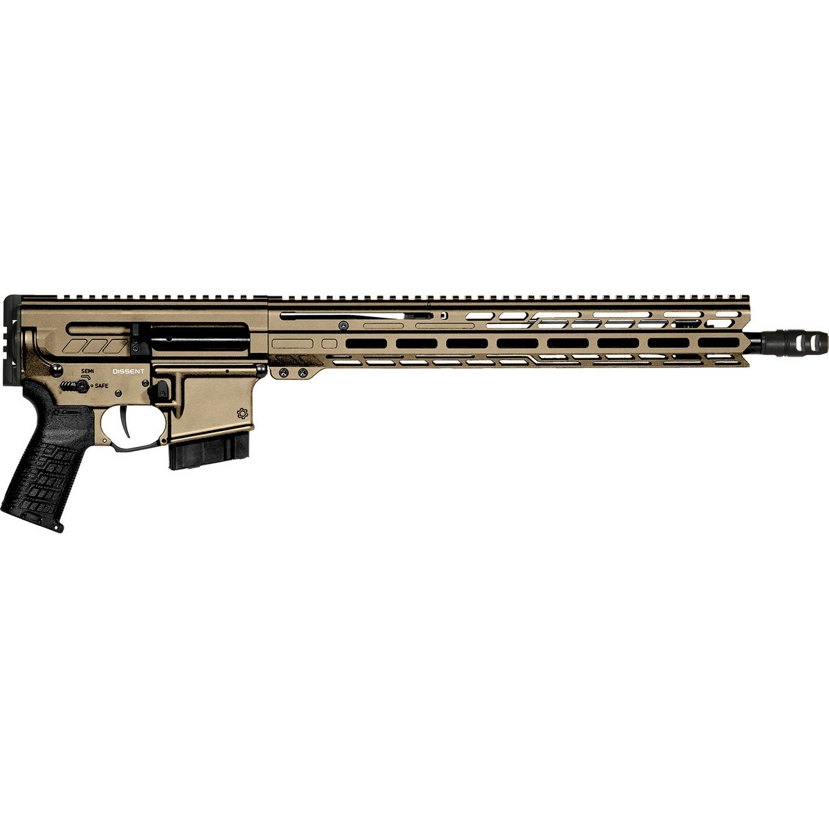 CMMG Dissent MK4 .22 ARC 16.10" AR Pistol, Coyote Tan - 28AB60CCT - Cmmg
